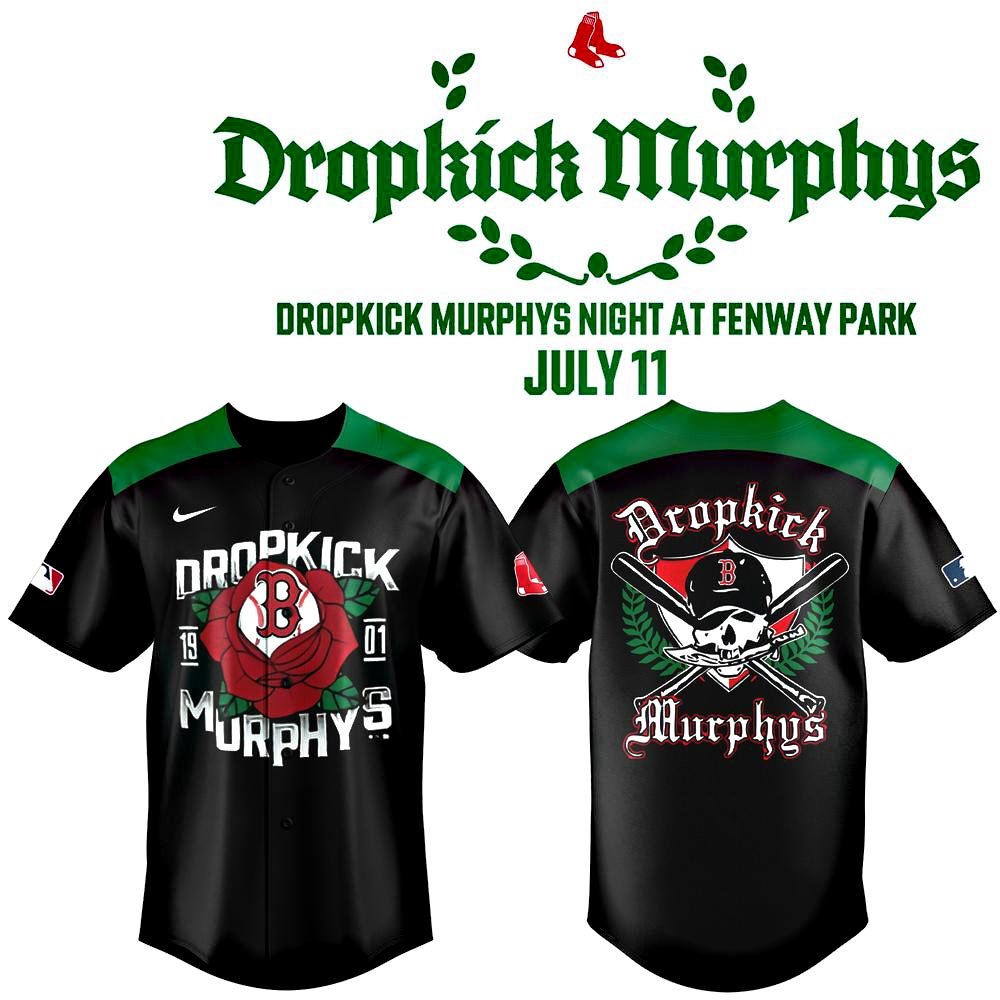 Red Sox Dropkick Murphys Night Limited Edition Baseball Jersey Baseball Player Gift Ideas