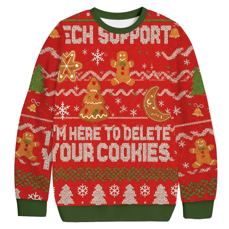 Red Tech Support Computer Programmer Christmas Ugly Sweatshirt Funny Christmas Holiday Sweater Gift Ideas Red Tech Support Computer Programmer Christmas Ugly Sweatshirt Funny Christmas Holiday Sweater Gift Ideas