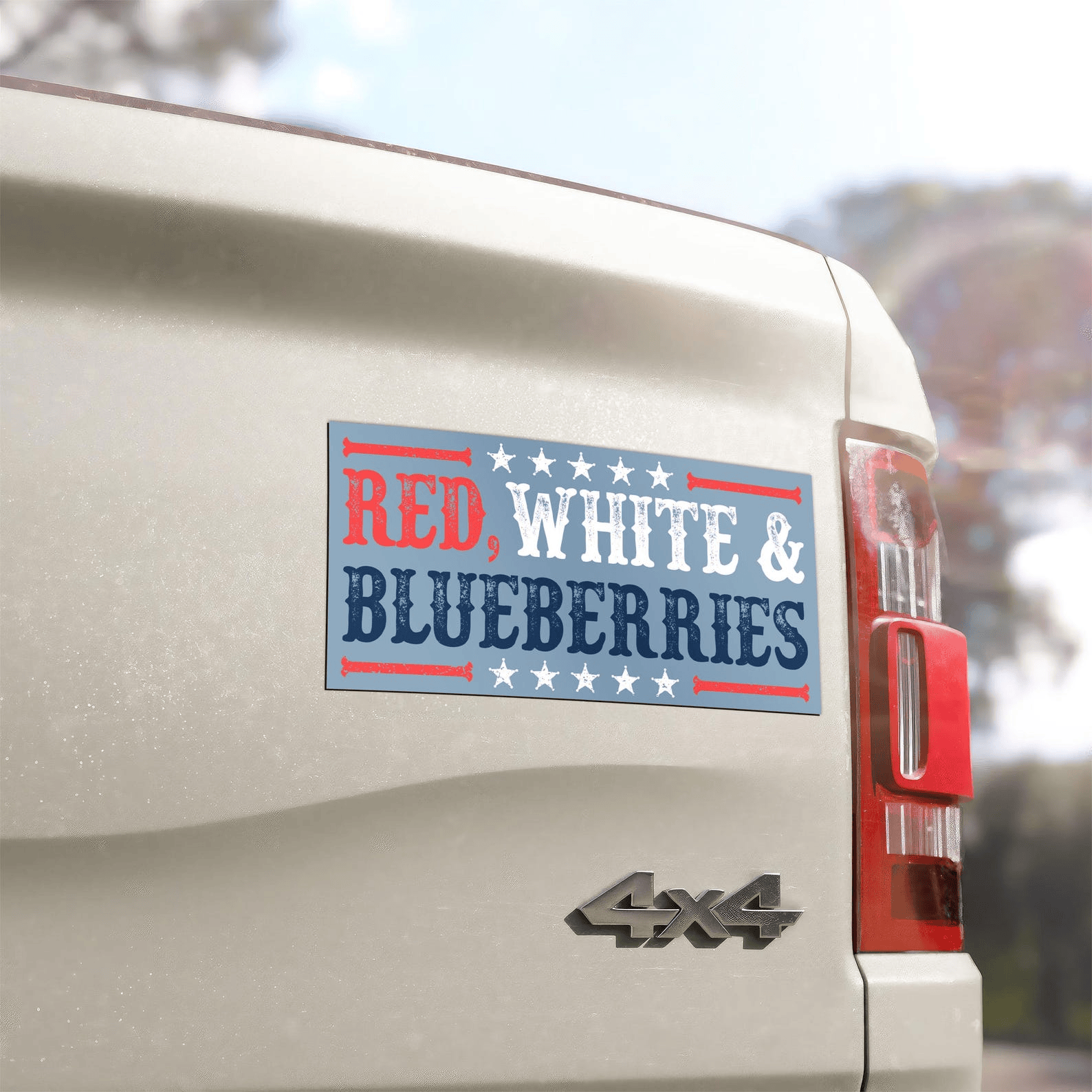 Red White & Blueberries Magnet Charlie Kirk Car Magnet Memorial Freedom Magnets Patriotic Memorial Car Decor
