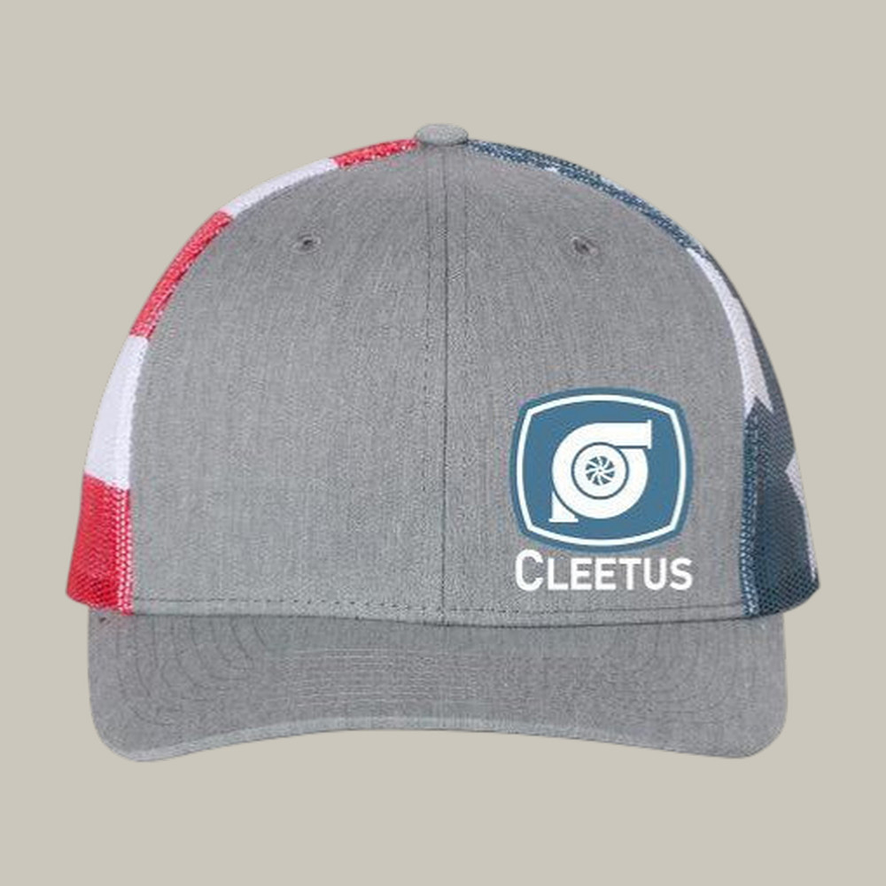Red White And Blue Turbo Trucker Hat Cleetus McFarland Merch Fan Gift For Him