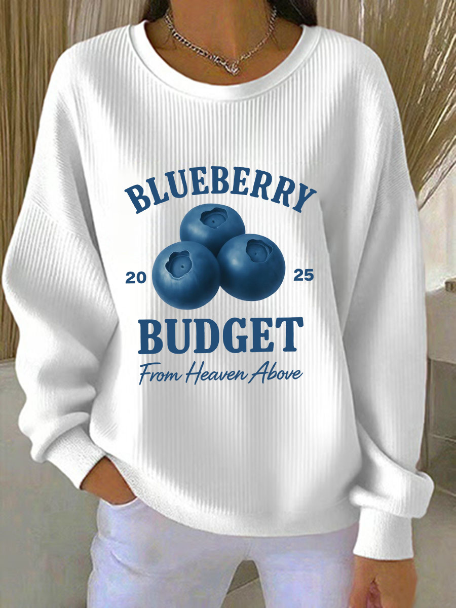 Red White And Blueberries Merch Sweatshirt Blueberry 2025 Budget From Heaven Above Merch