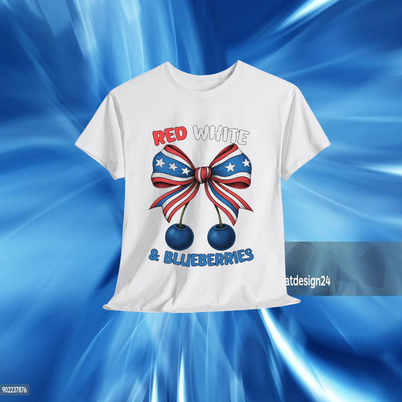 Red White And  Blueberries Shirt