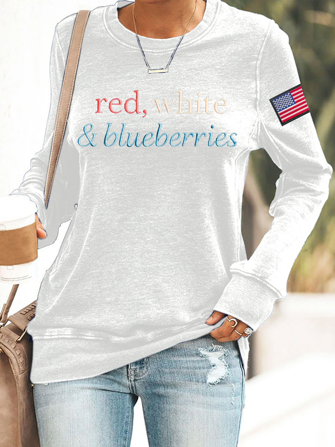 Red White And Blueberries Sweatshirt Charlie Kirk Is Our Hero Best Charlie Kirk Show Merch