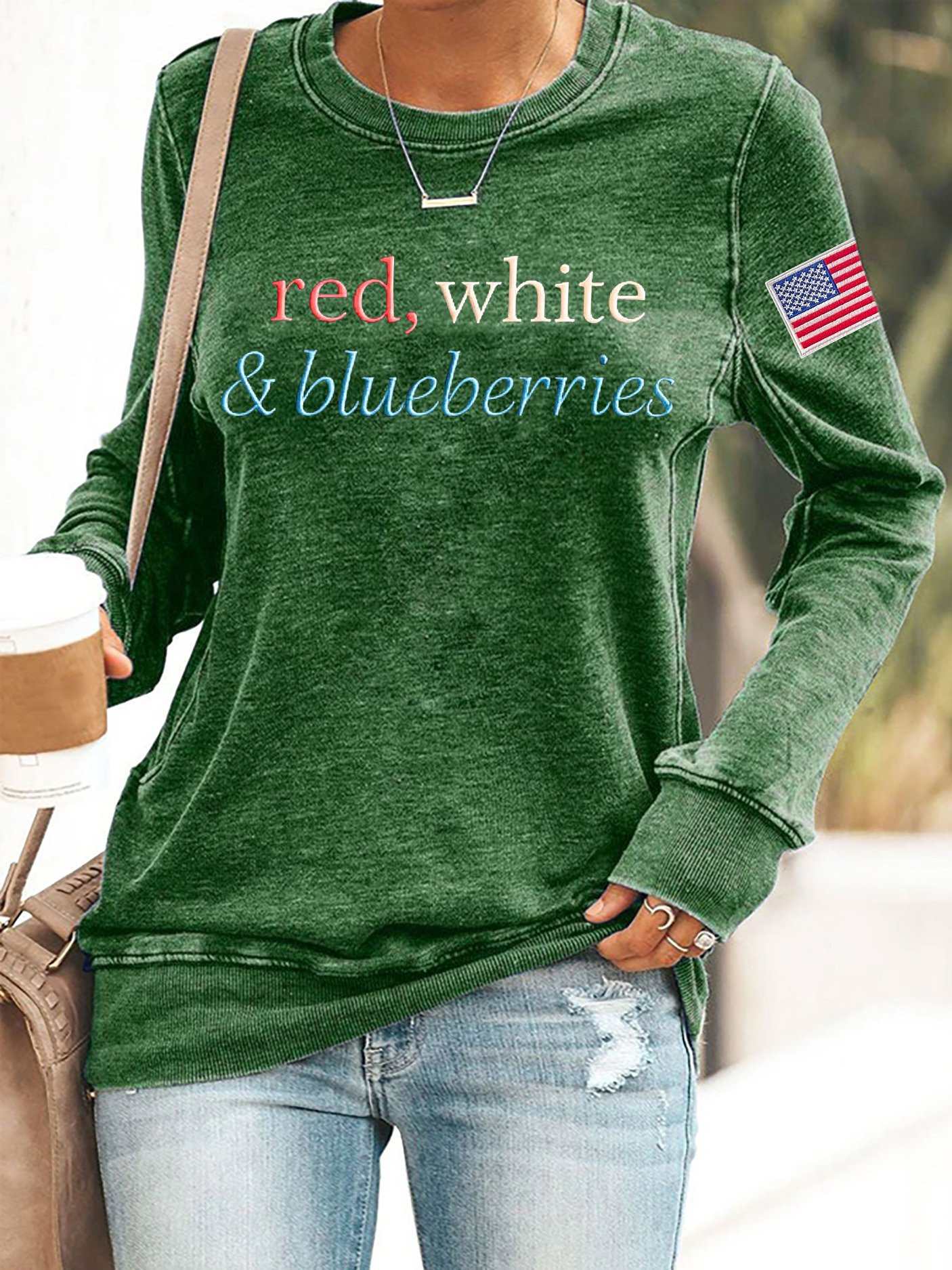 Red White And Blueberries Sweatshirt Charlie Kirk Is Our Hero Best Charlie Kirk Tribute Merchandise