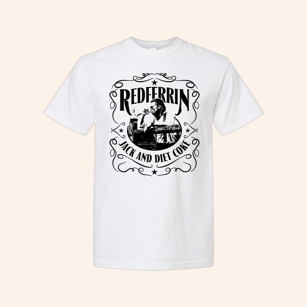 Redferrin Merch Jack And Diet Coke White T-Shirt Christmas Gift Ideas For Boyfriend Redferrin Merch Jack And Diet Coke White T-Shirt Christmas Gift Ideas For Boyfriend