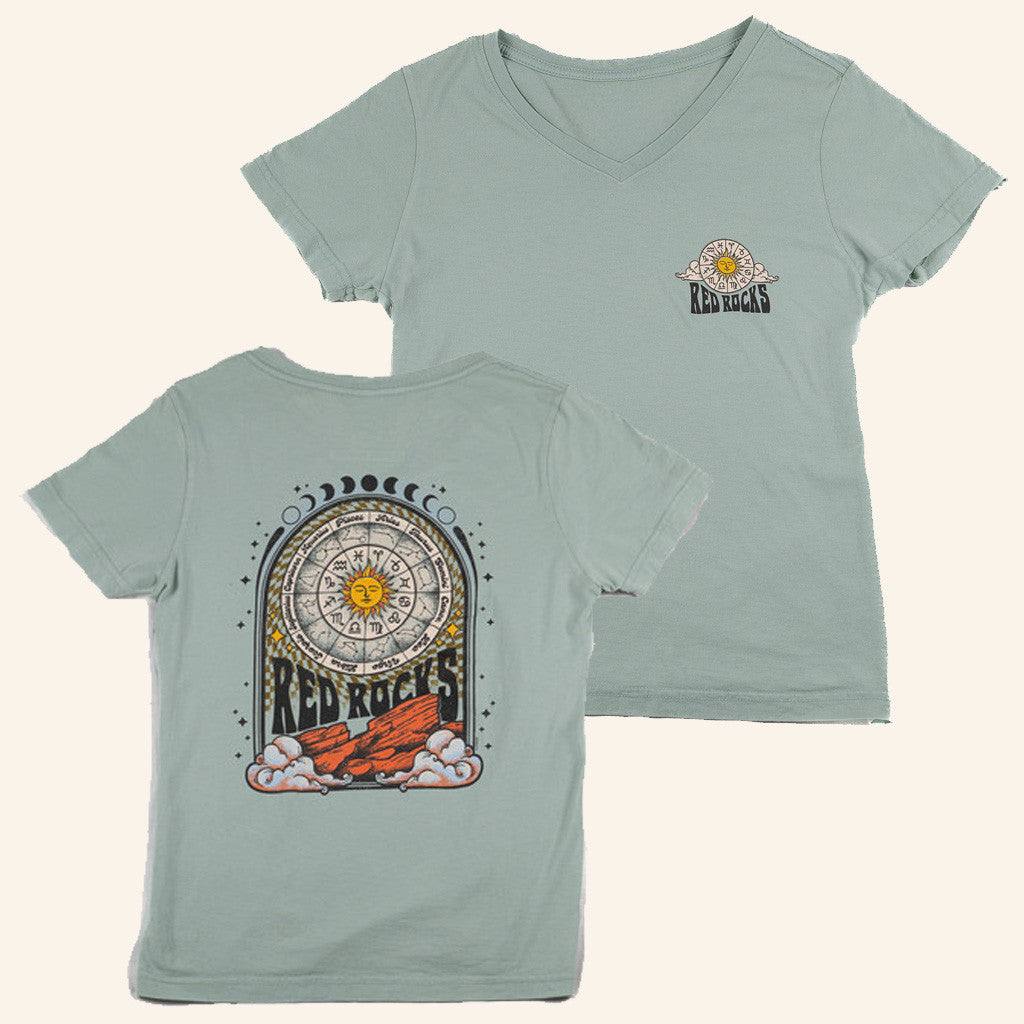 Redrocksonline Merch Red Rocks Ladies Vintage Zodiac Sage T-Shirt Gift For Mom Redrocksonline Merch Red Rocks Ladies Vintage Zodiac Sage T-Shirt Gift For Mom