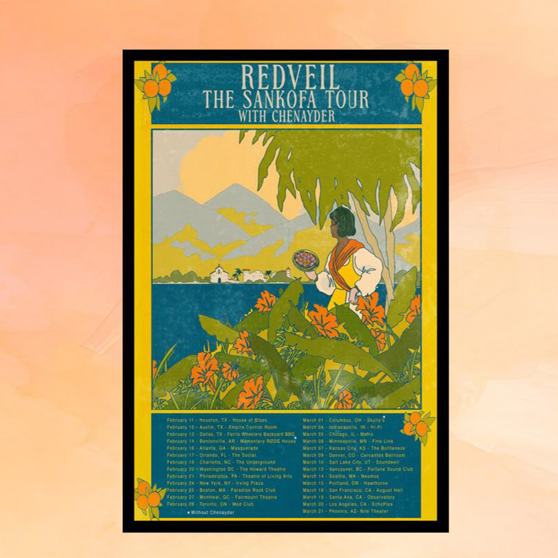 Redveil Merch The Sankofa Tour 2026 Poster Wall Decor For Living Room Gifts For Rap Lovers