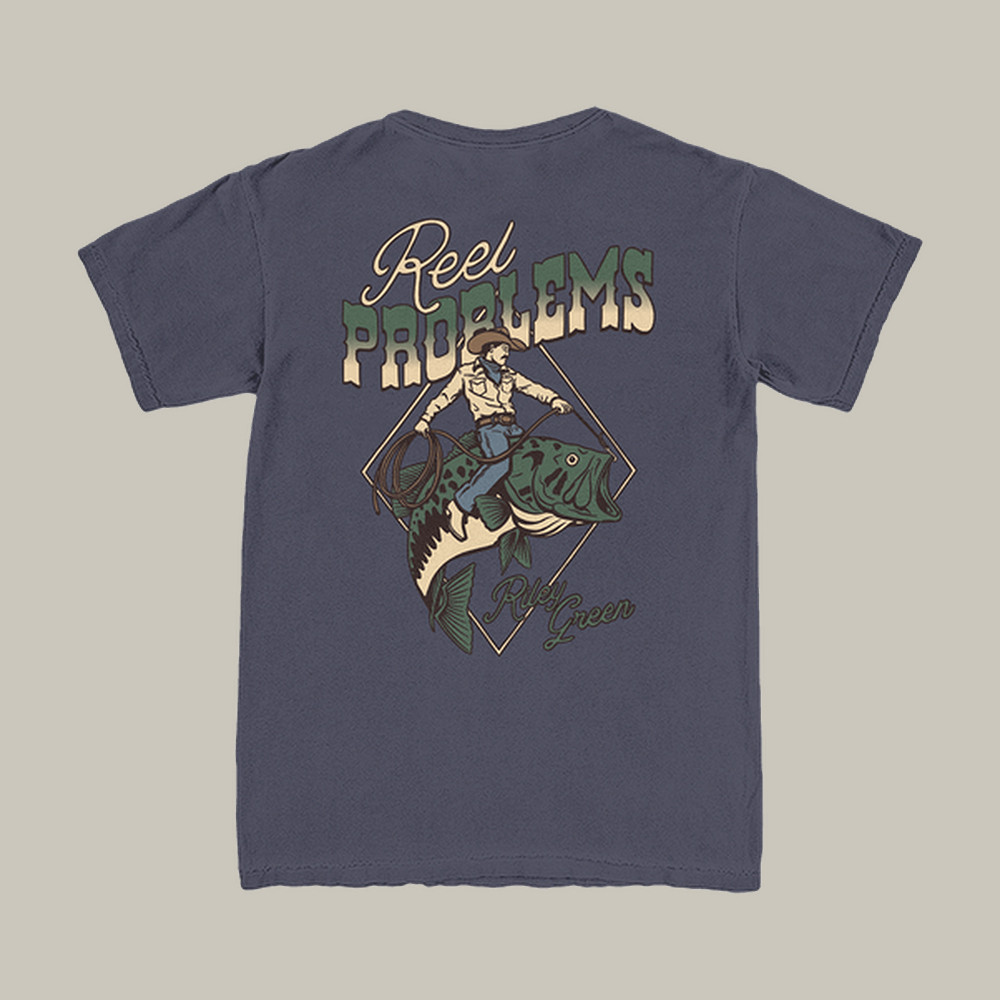 Reel Problems Riley Green T-Shirt Music Concert Outfit Best Gift For Riley Green Fan