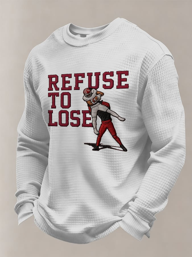 Refuse To Lose Indiana Hoosiers Long Sleeve Shirt Football Merch Indiana Hoosiers Gift Ideas