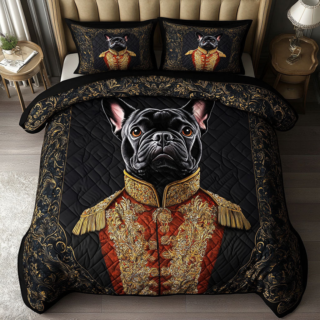 Regal Commander Quilted Bedding Set Premium Duvet Cover Gift Set for Mom or Grandma