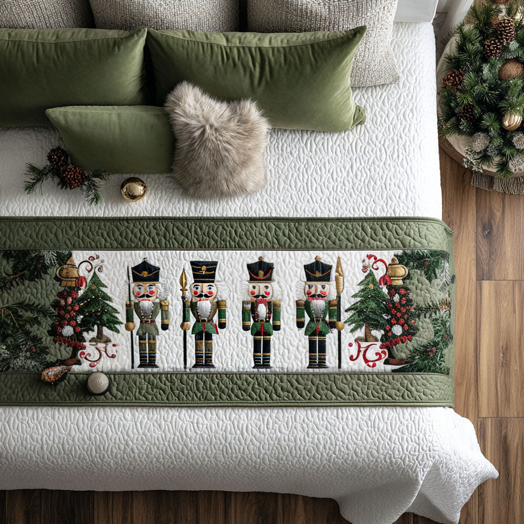 Regal Guard Quilted Bed Runner Christmas Bed Decor Unique Christmas Gifts