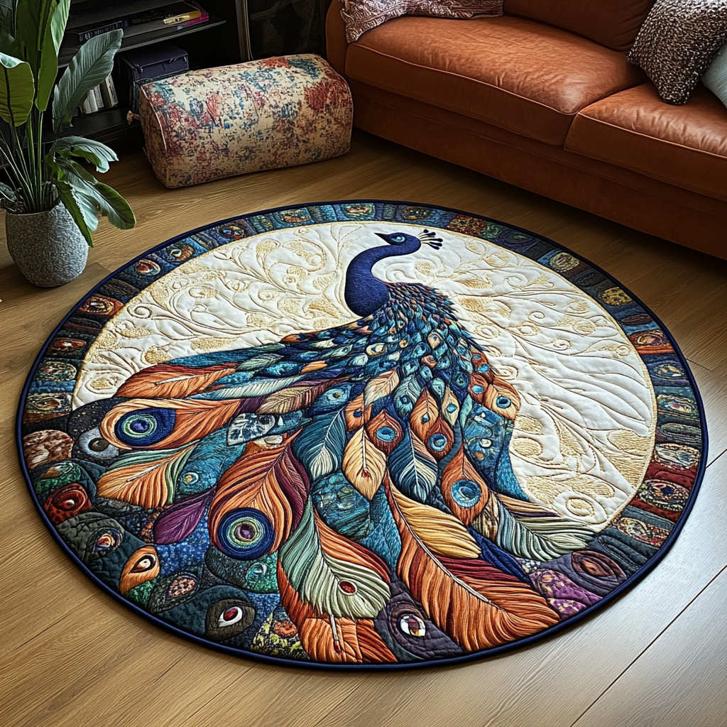 Regal Quilted Round Mat Foyer Decor Ideas Suggestions For Family Christmas Gifts