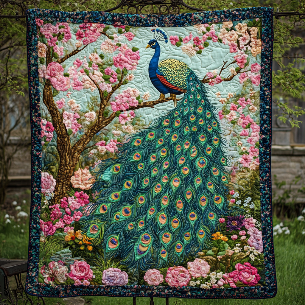 Regal Radiance Quilted Blanket Gift Ideas For Bird Lovers