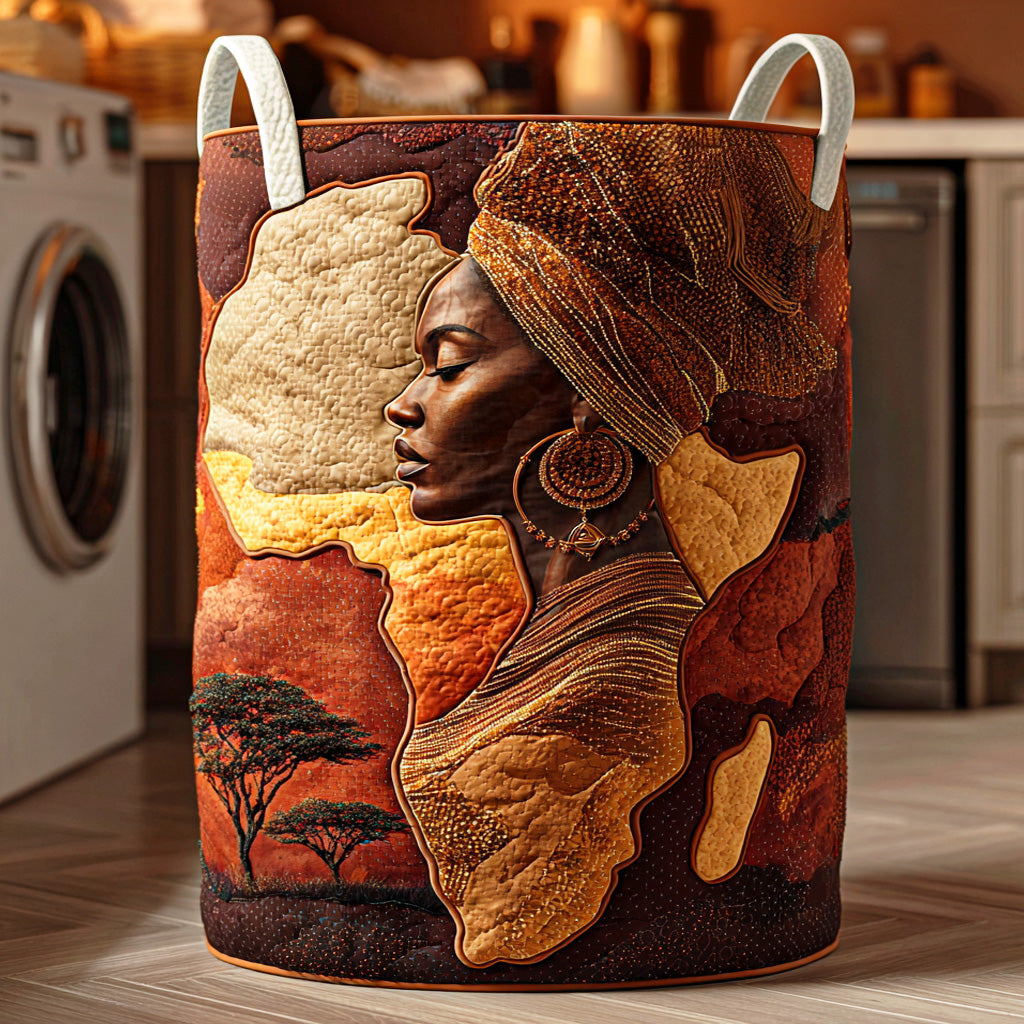 Regal Soul Quilted Laundry Basket Home Essential Gift Quilted Laundry Basket with Style