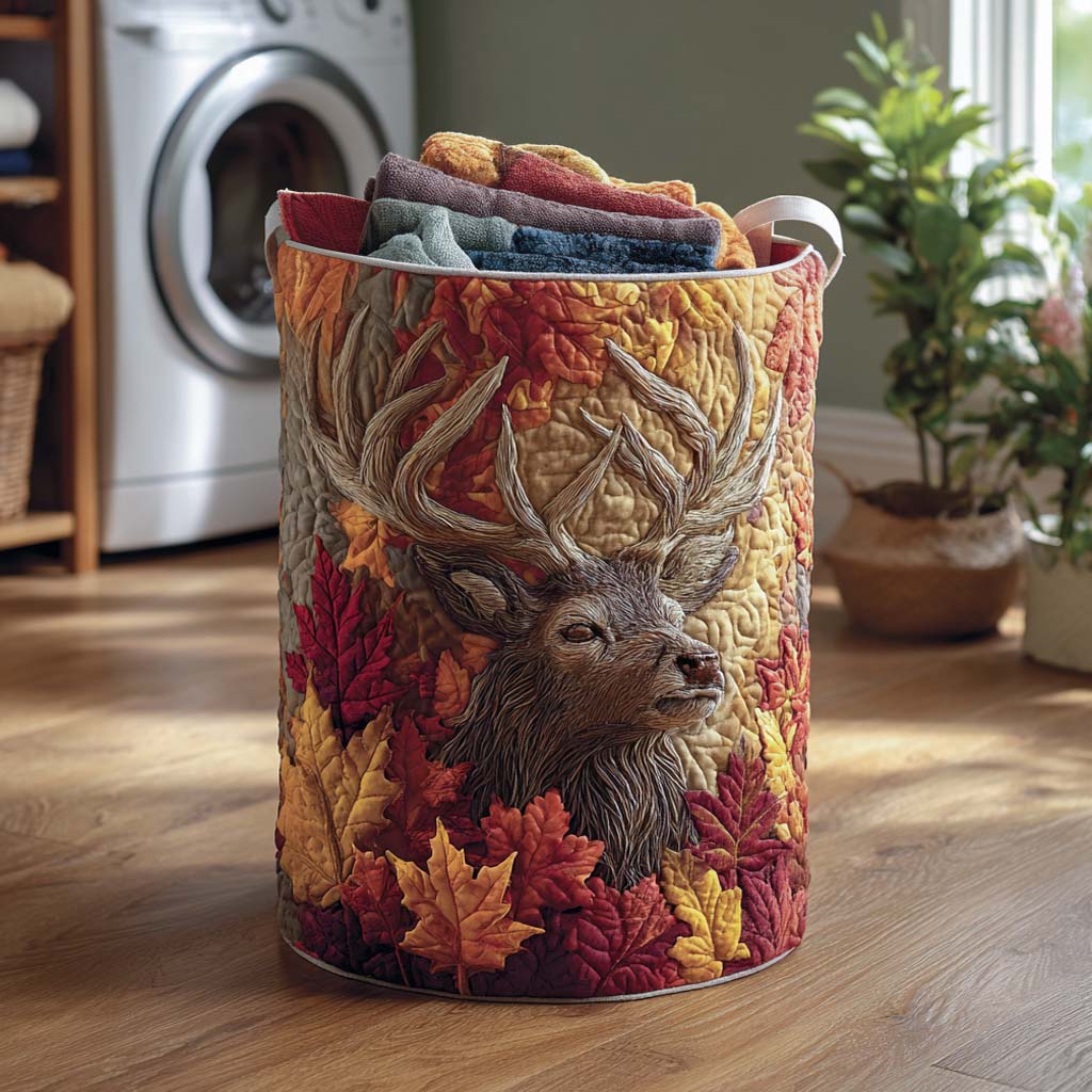 Regal Woods Quilted Laundry Basket Father's Day Merch Gift