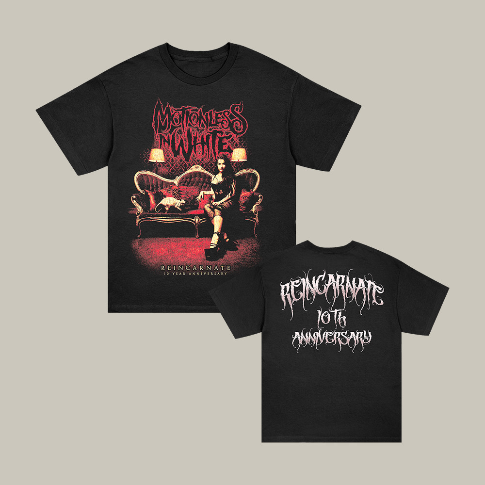 Reincarnate Year Motionless In White T-Shirt Metalcore Music Band Shirt Gift Idea For Fans