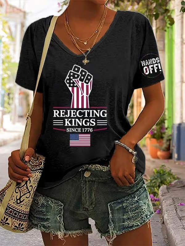 Reject The King FDT T-Shirt Political Tees Best Gift For Political Protesters