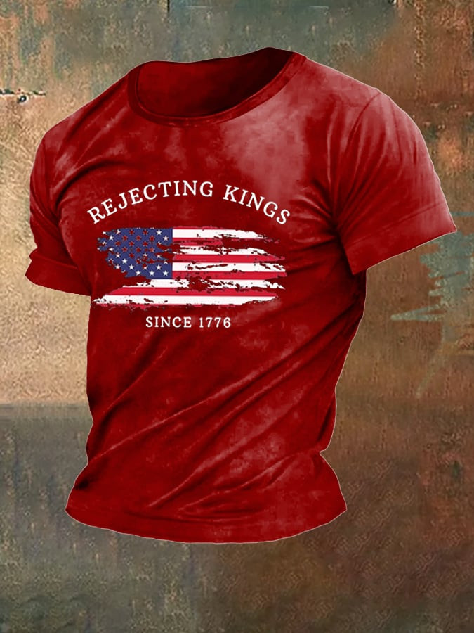 Rejecting Kings Since 1776 Shirt Pro Democracy Political Clothing Dad Gifts
