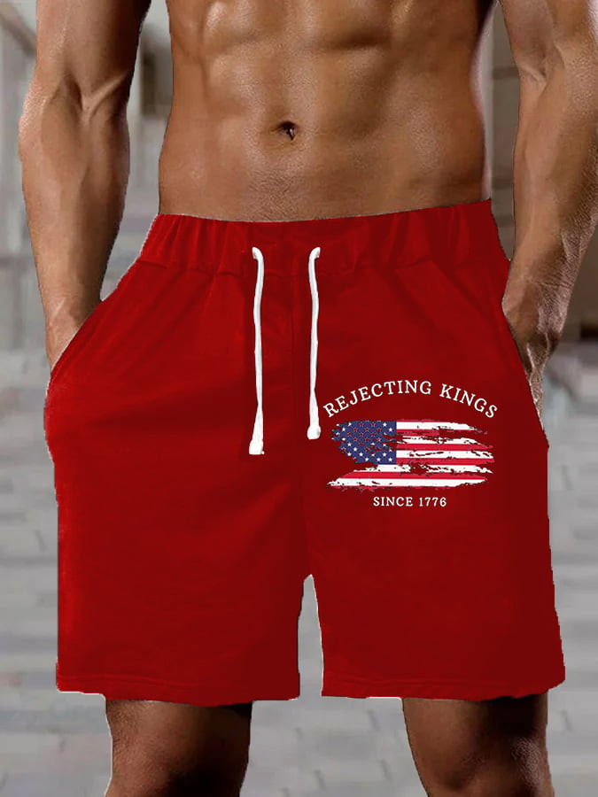 Rejecting Kings Since 1776 Shorts Pro Democracy Clothing Men's FDT Gifts