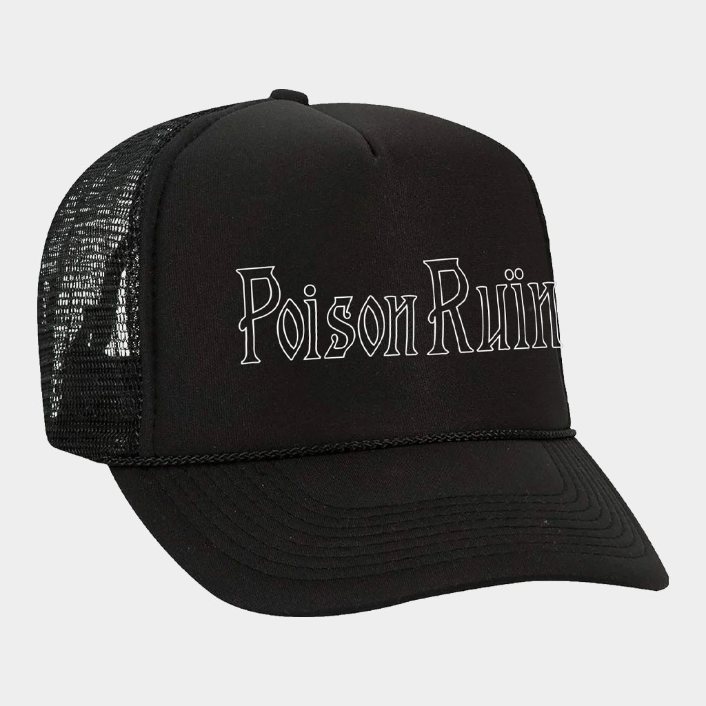 Relapse Records Merch Poison Ruin Logo Trucker Hat Best Birthday Gift For Son-1
