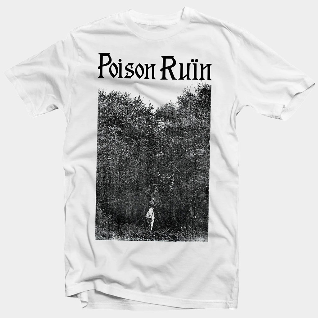 Relapse Records Merch Poison Ruin White Horse T-Shirt Present For Husband