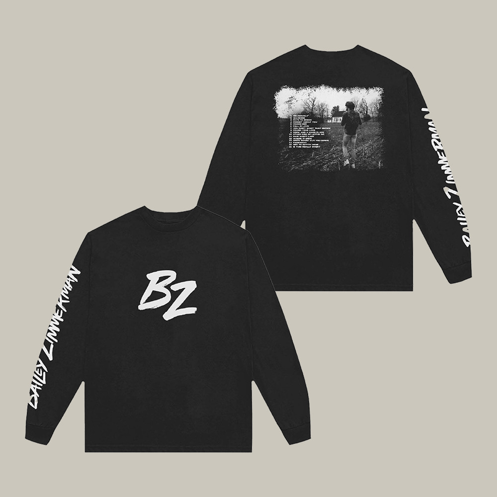 Religiously Tour Bailey Zimmerman Long Sleeve Shirt Music Apparel Present For Fans
