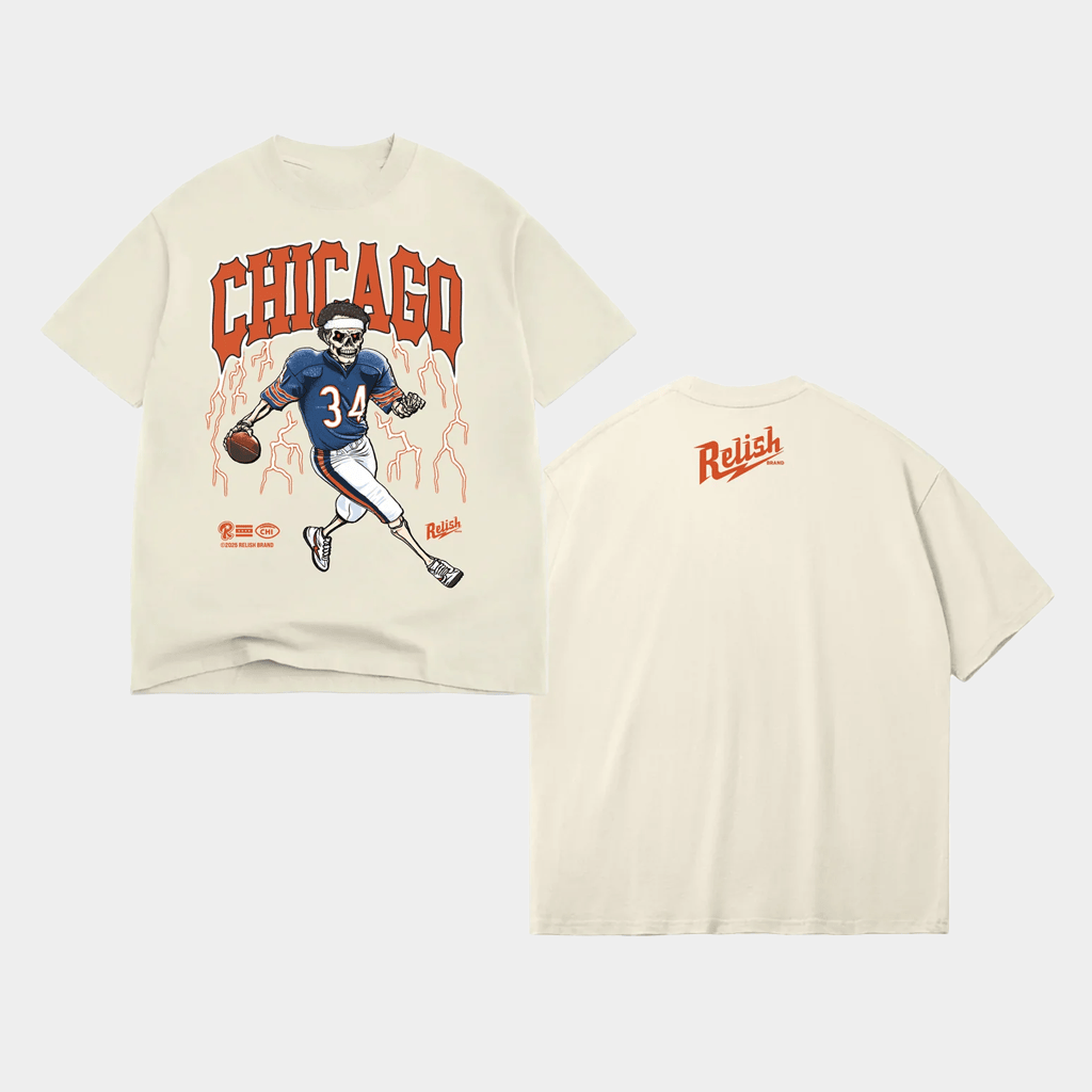 Relish Brand Merch 2025 Chicago Legacy Football T-Shirt Presents For Football Fans
