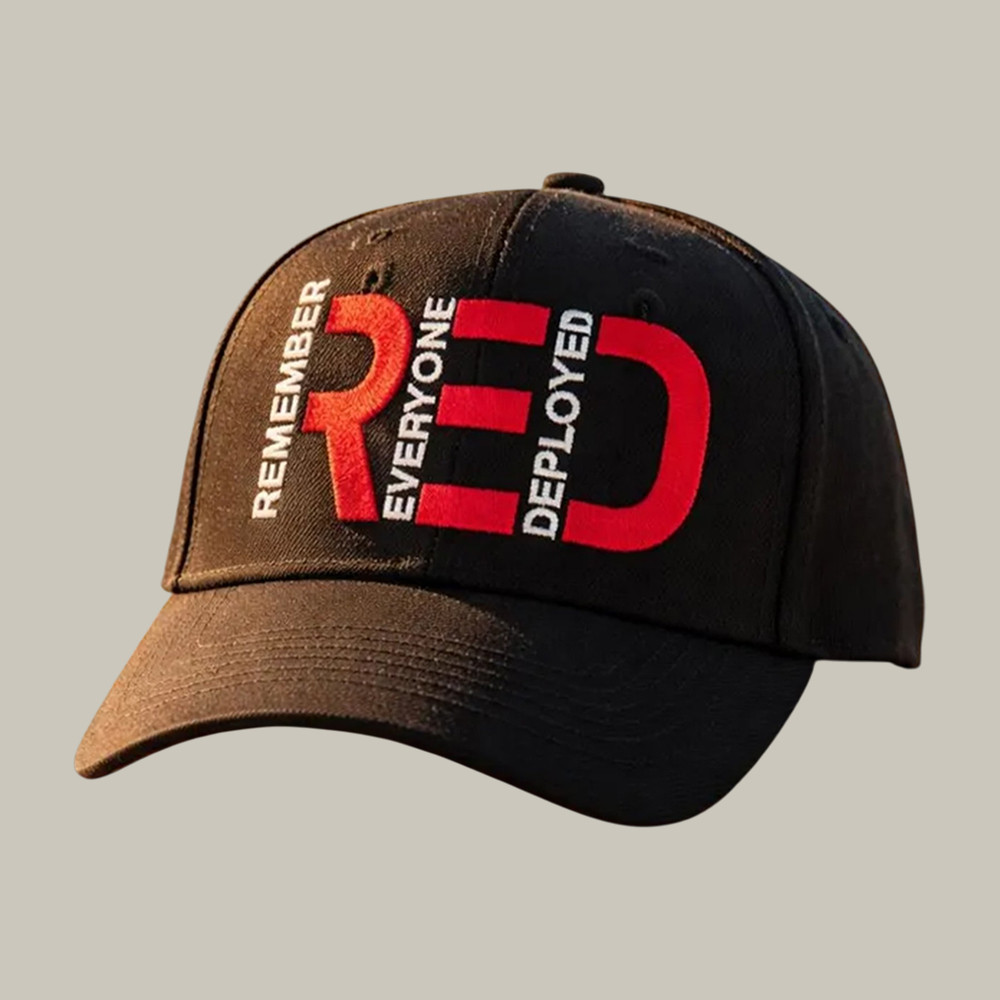 Remember Everyone Deployed Hat On Friday We Wear Red Baseball Cap Veteran's Day Present