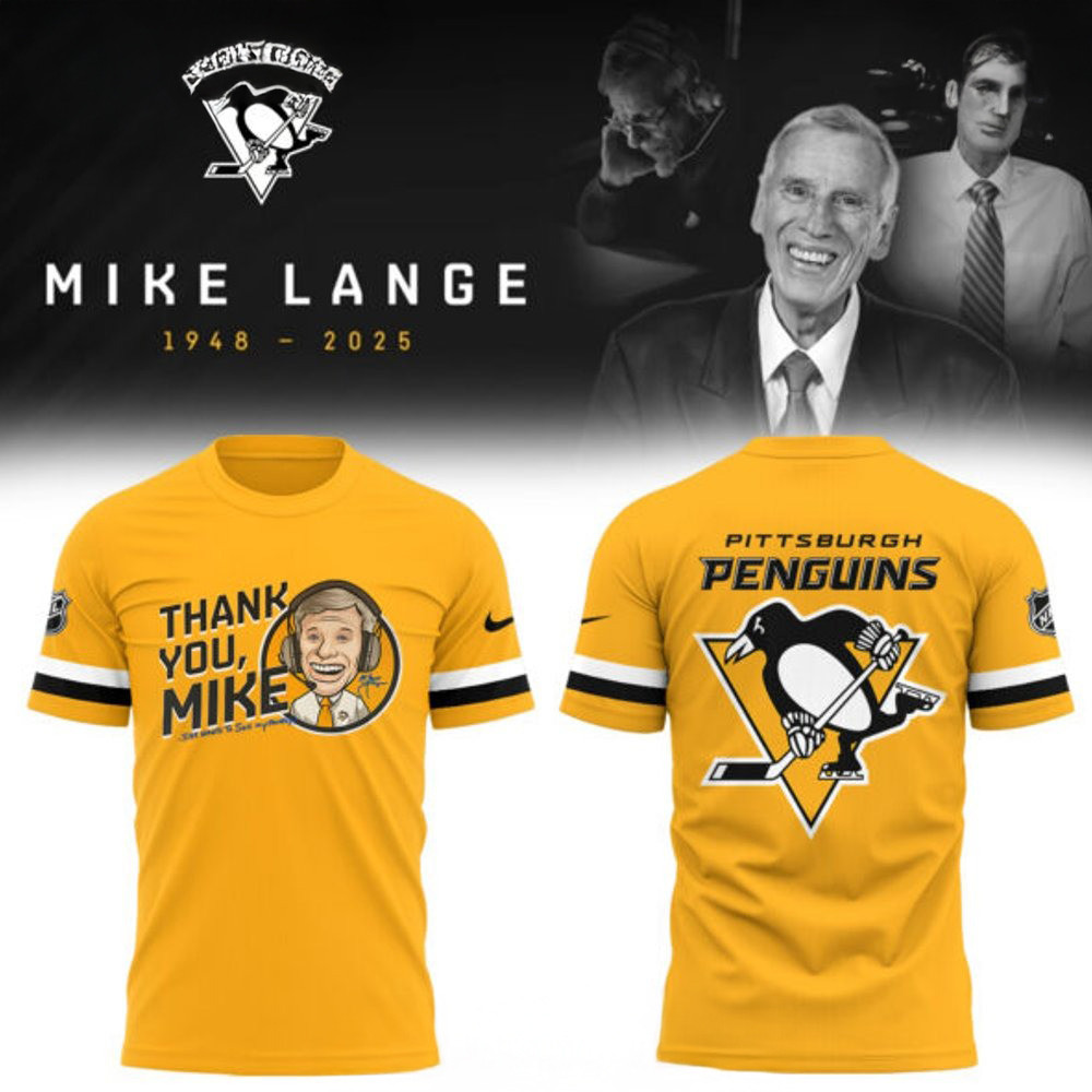 Remembering Legendary Broadcaster Mike Lange T-Shirt Great Gifts For Hockey Fans