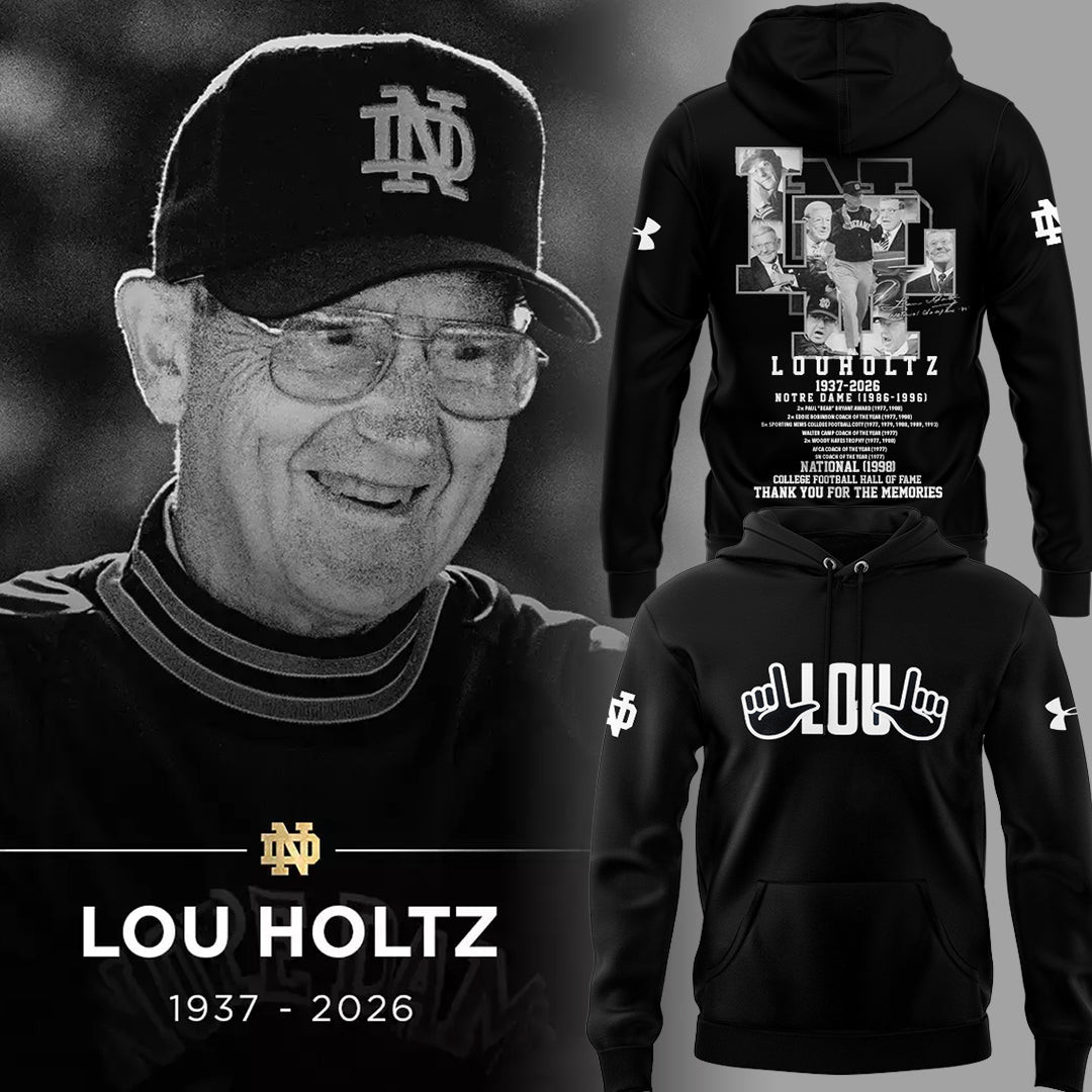 Remembering The Life And Legacy Of Lou Holtz Hoodie Lou Holtz Clothing Cool Gift For Fan