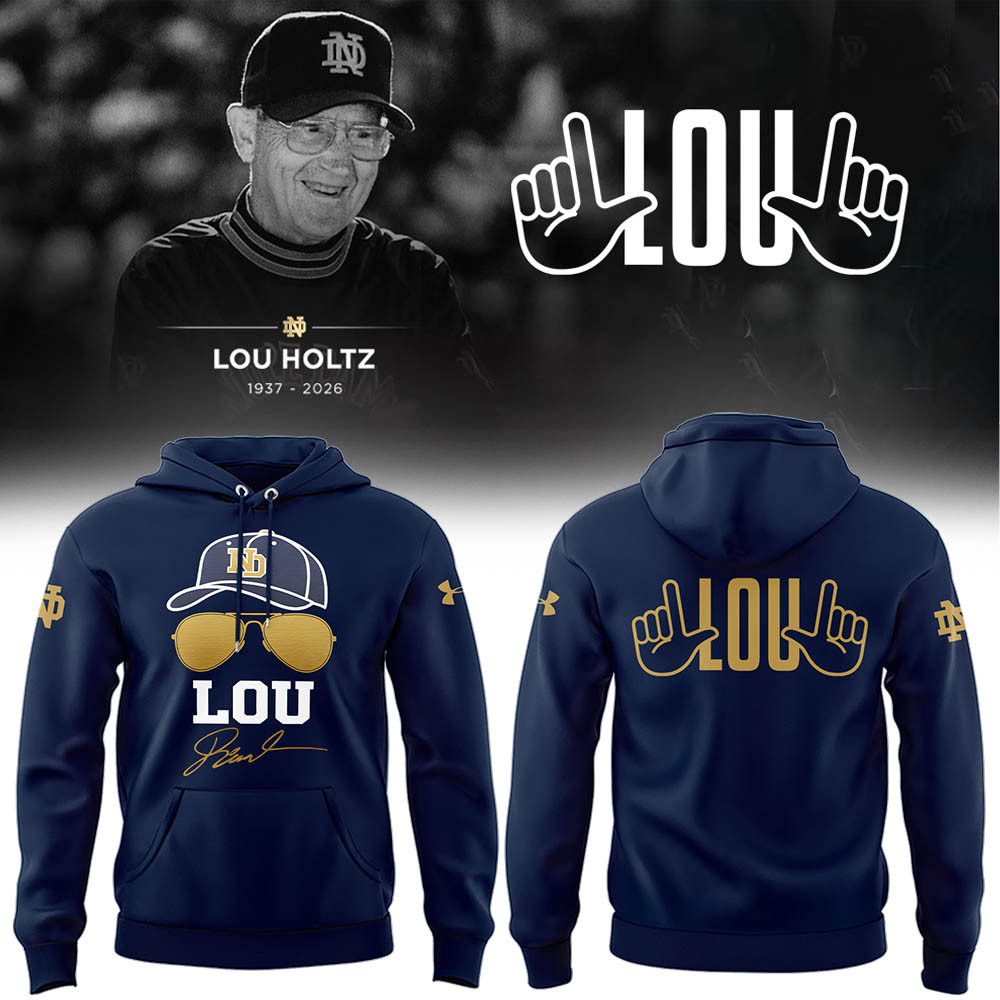Remembering The Life And Legacy Of Lou Holtz Hoodie Lou Holtz Signature Hand Sign Merch Fan Gift Idea