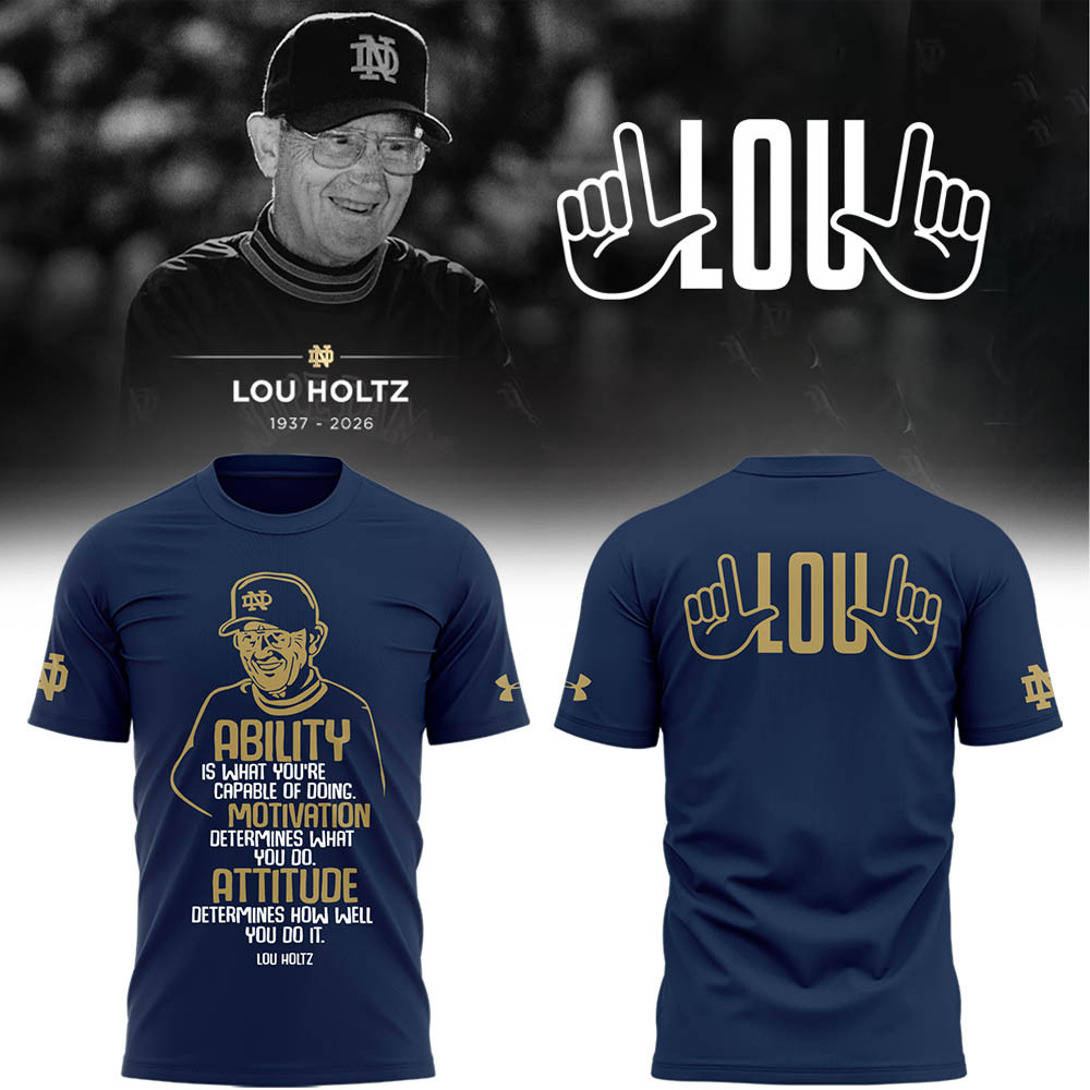 Remembering The Life And Legacy Of Lou Holtz T-Shirt Lou Holtz Memorial Shirt 2026 Best Fan Gift