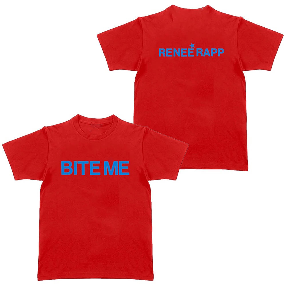 Renee Rapp Merch Bite Me T-Shirt Perfect Father's Day Gifts Renee Rapp Merch Bite Me T-Shirt Perfect Father's Day Gifts