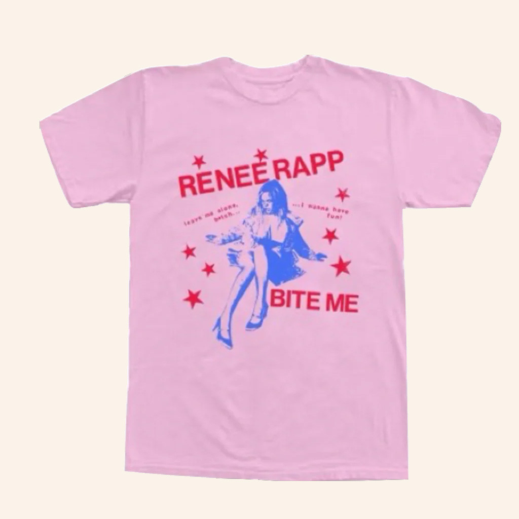Renee Rapp Merch Pink Tour T-Shirt Christmas Gift Ideas For Daughter Renee Rapp Merch Pink Tour T-Shirt Christmas Gift Ideas For Daughter
