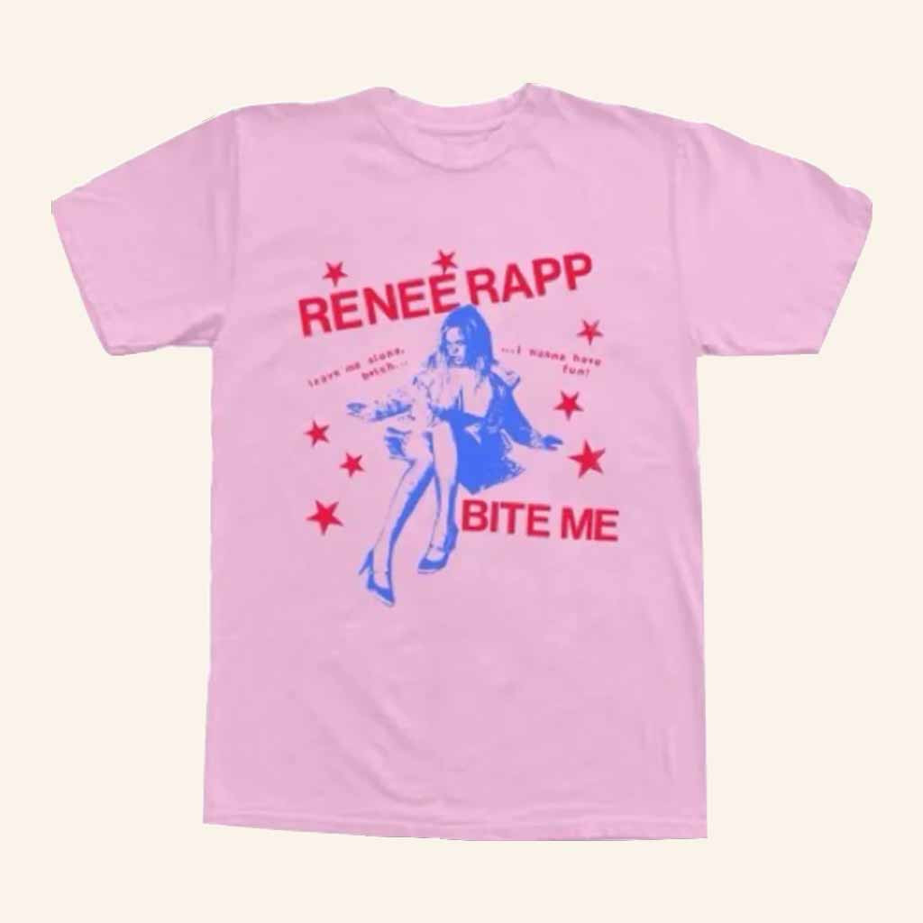 Renee Rapp Merch Pink Tour T-Shirt Christmas Gifts For Music Lovers