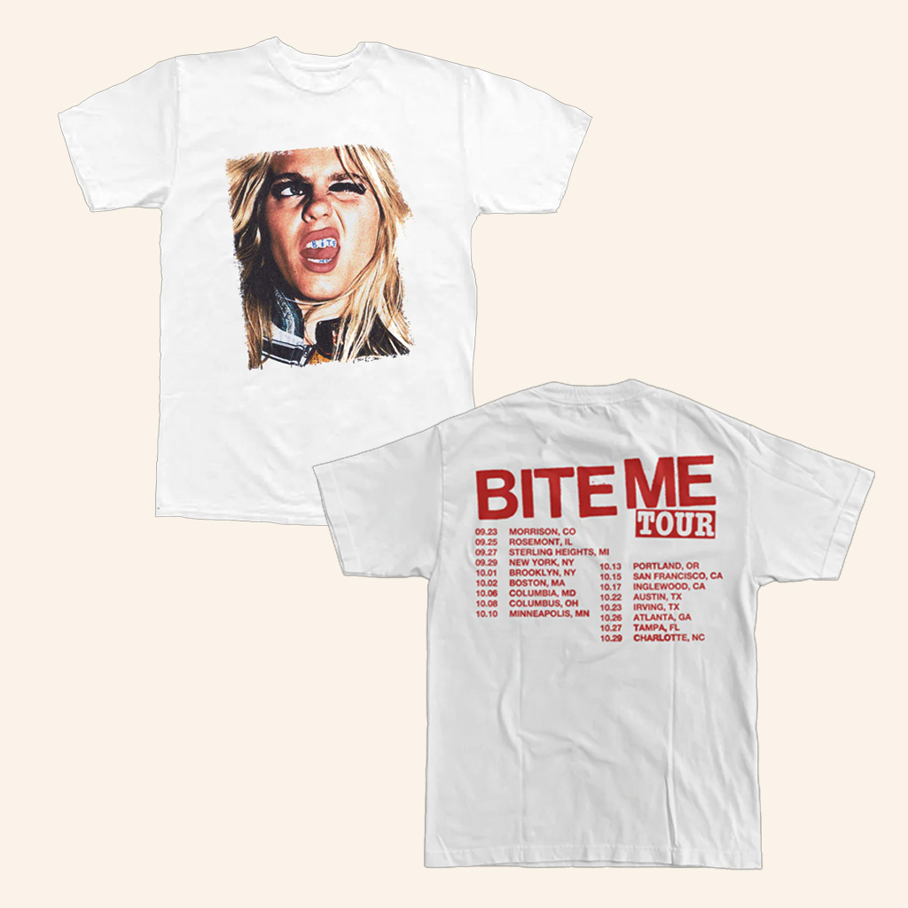 Renee Rapp Merch White Tour Photo T-Shirt Best Gifts For Music Lovers Renee Rapp Merch White Tour Photo T-Shirt Best Gifts For Music Lovers