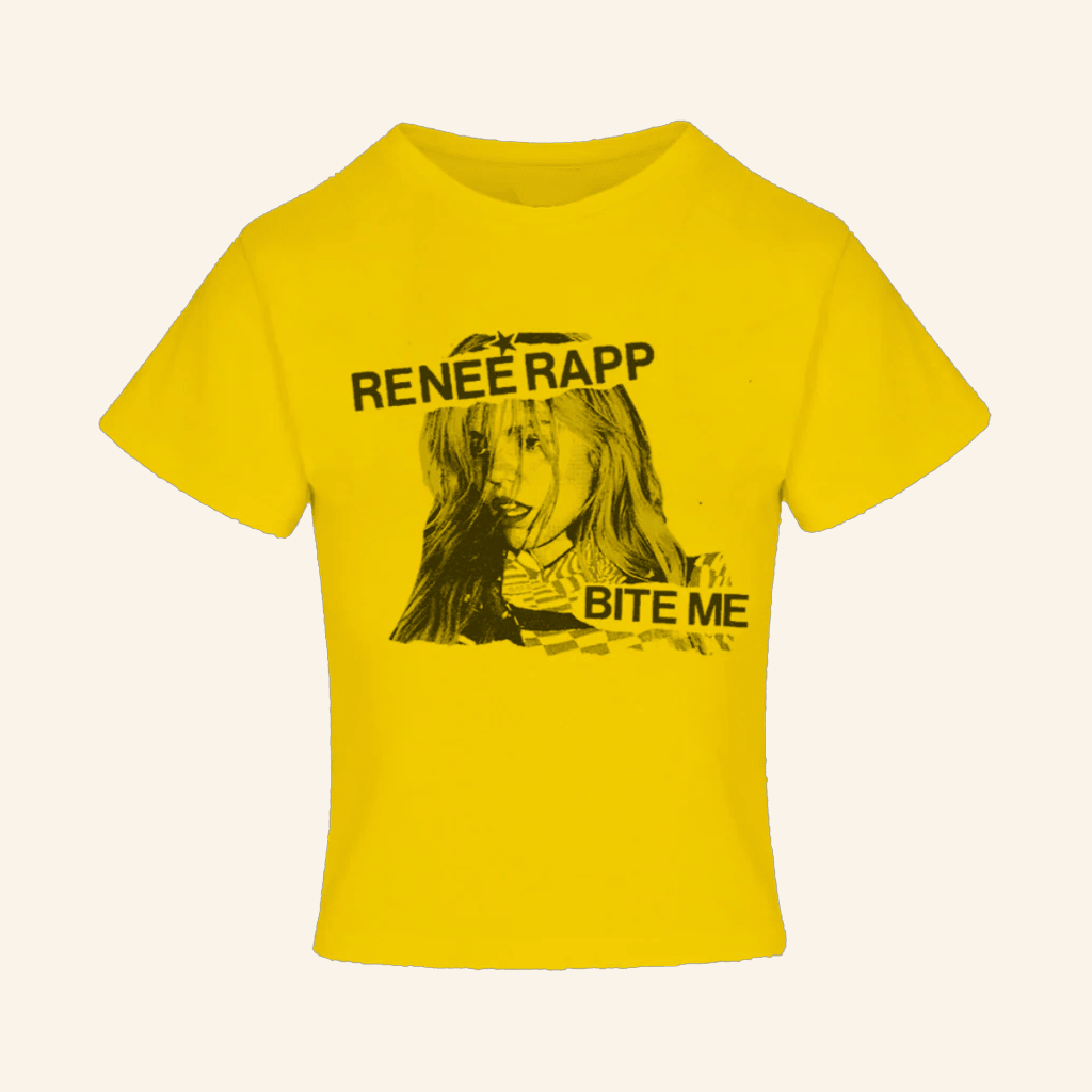 Renee Rapp Merch Yellow Bite Me T-Shirt Gifts For Wife