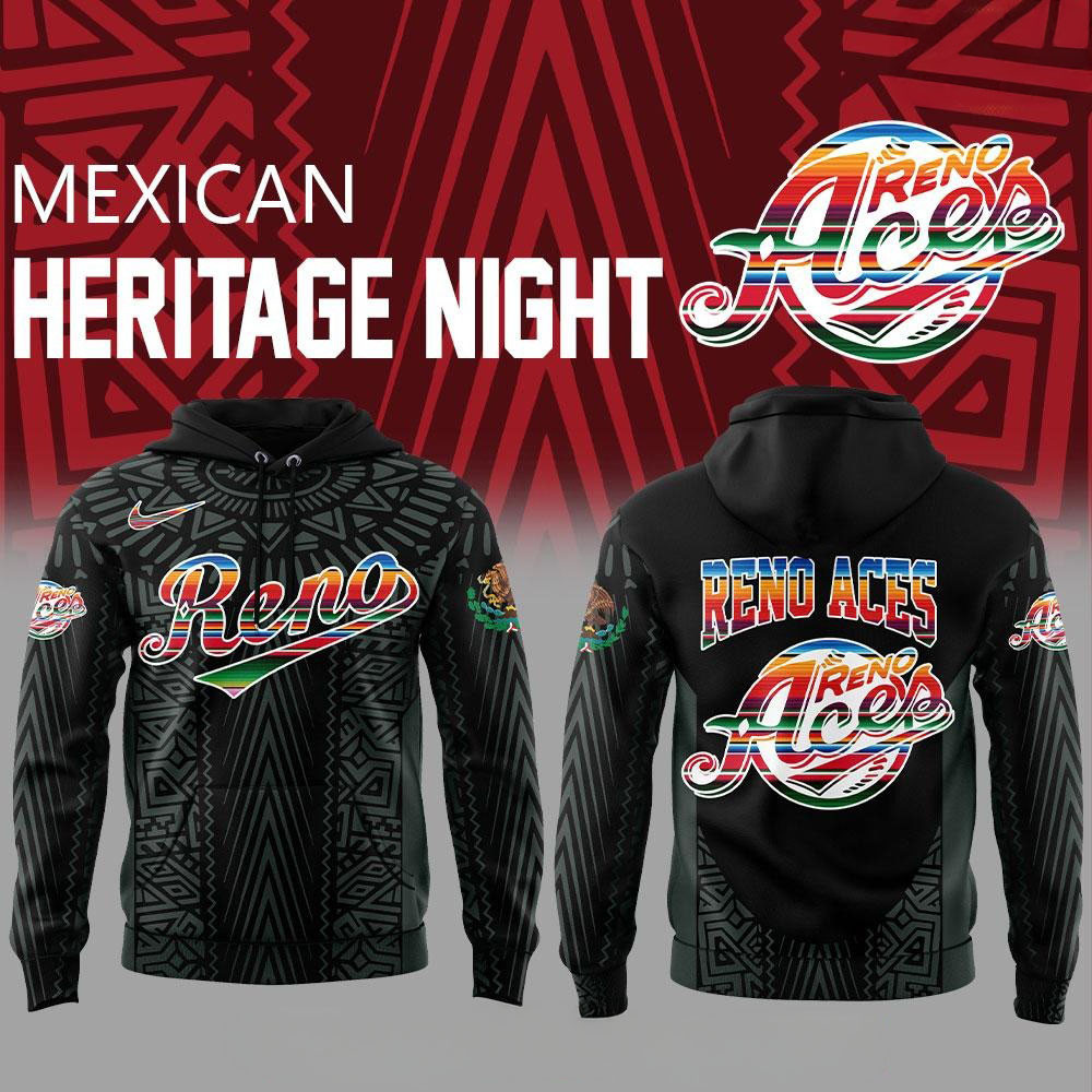 Reno Aces Mexican Heritage Night 2025 Special Hoodie Baseball Lovers Gifts
