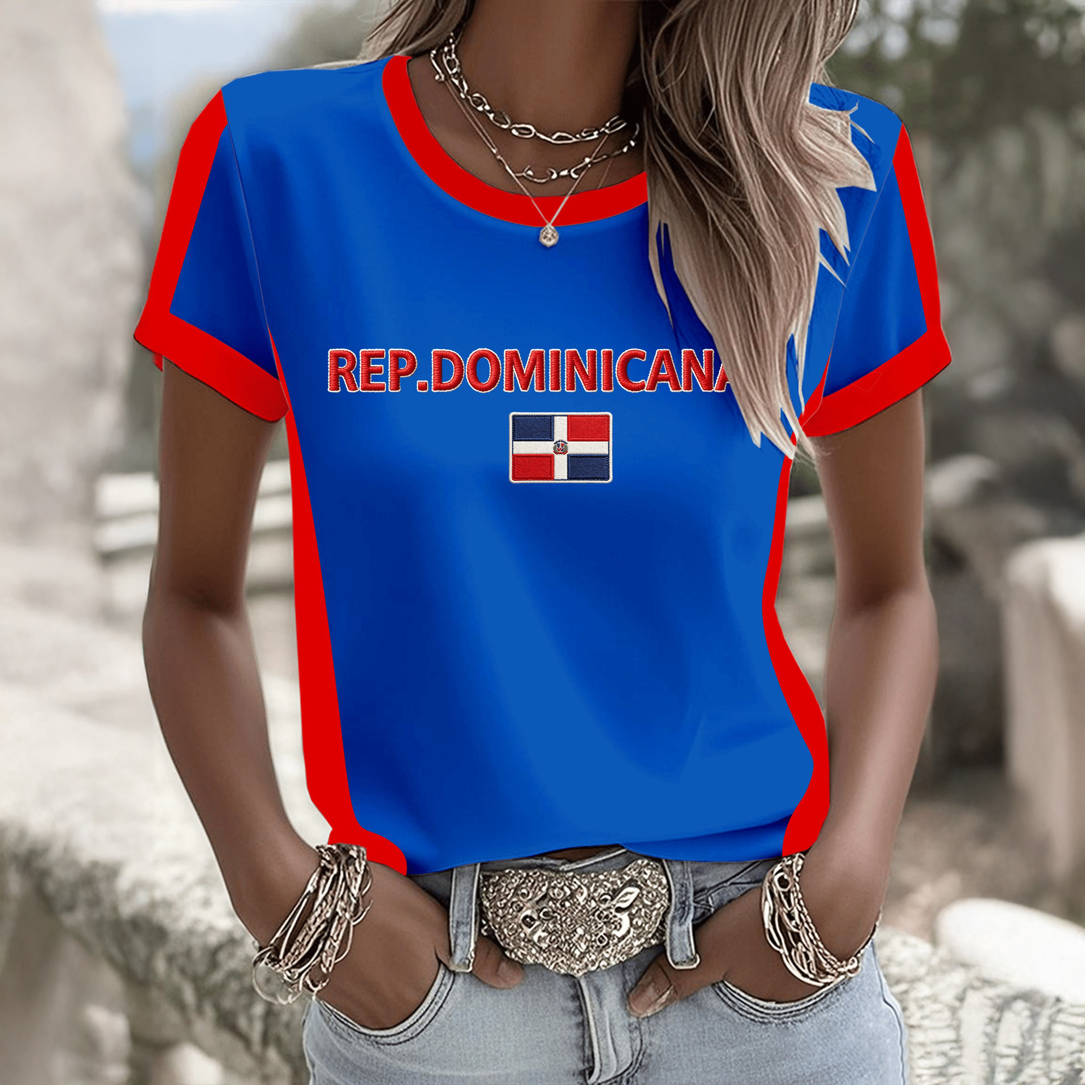 Rep Dominican Baseball T-Shirt Team DR Baseball Uniform Unique Gift For Baseball Fans