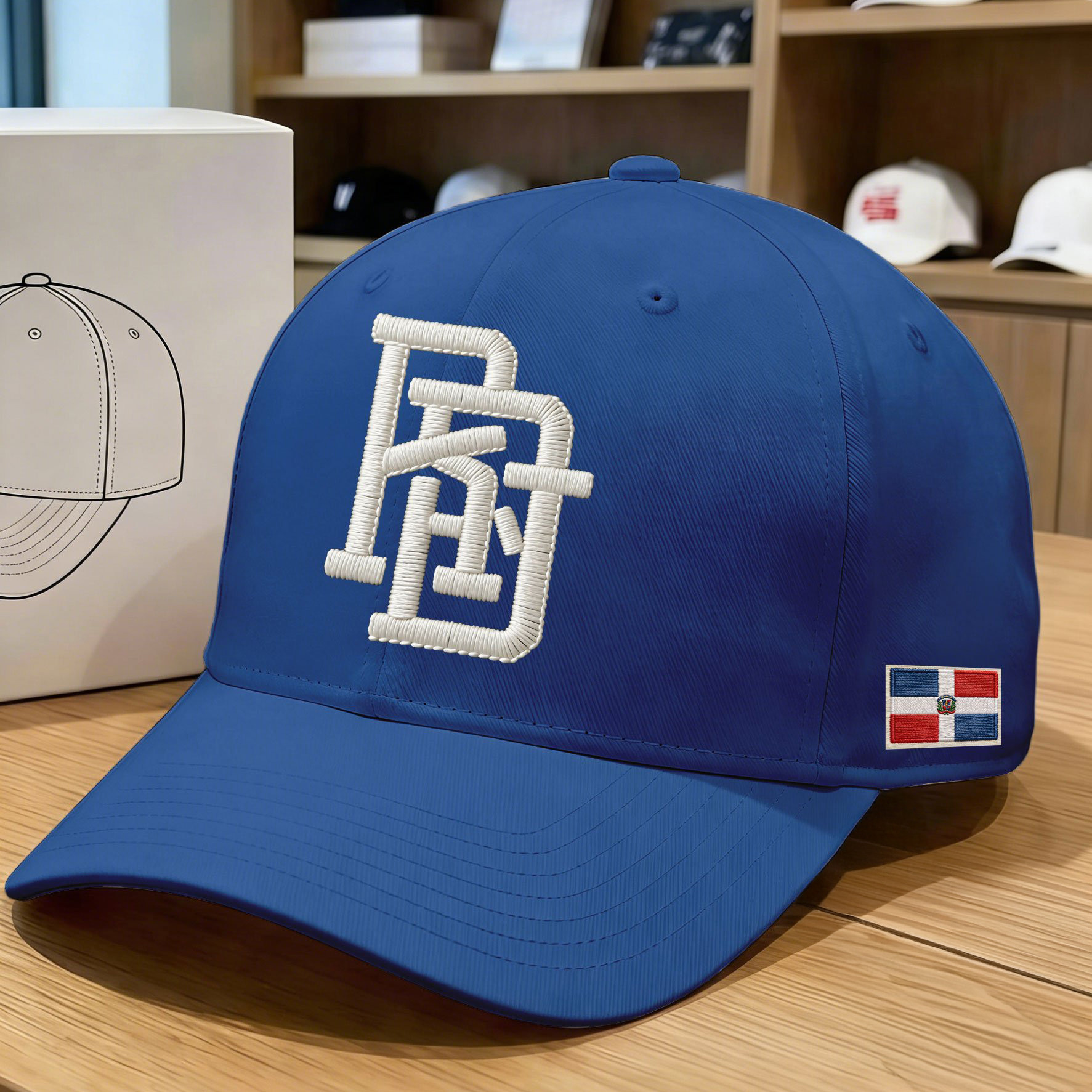 Republic Dominican Baseball Hat Dominican National Team Baseball Cap Game Day Gear