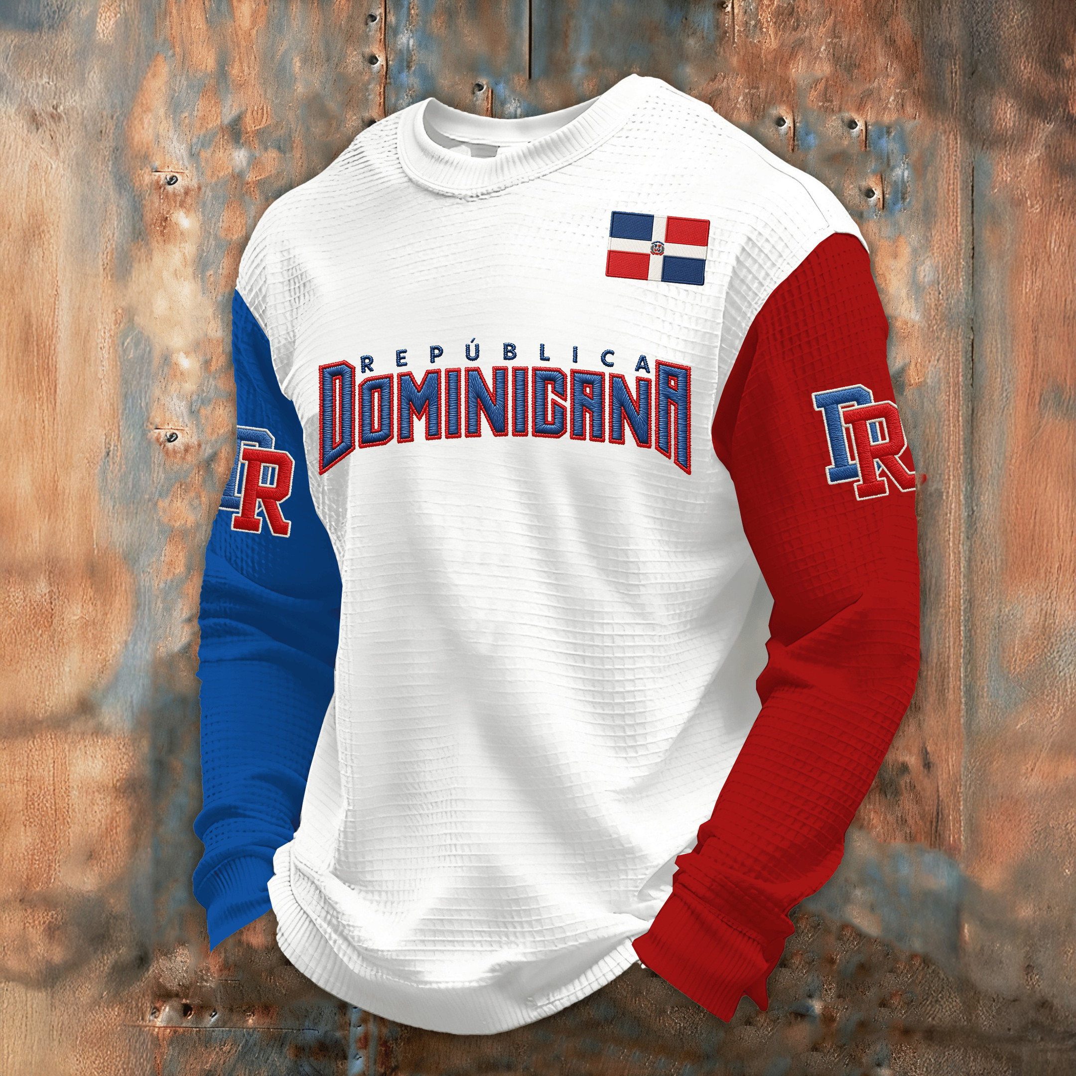 Republic Dominicana Baseball Long Sleeve Shirt Dominican National Team Apparel Gift For Fans