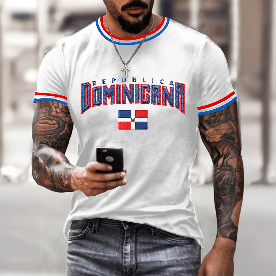 Republic Dominicana Baseball T-Shirt Dominican National Team Merch Game Day Gear