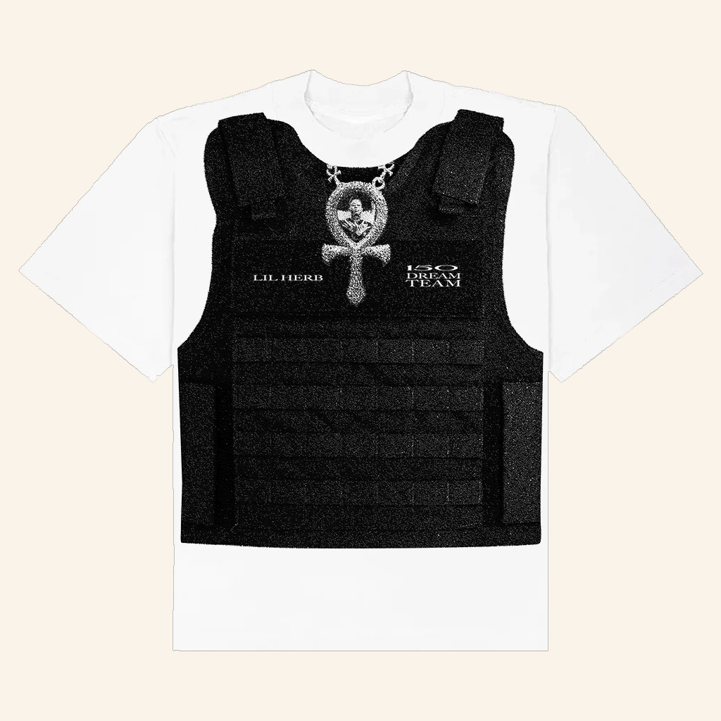 Republic Records Merch G Herbo White Bulletproof T-Shirt Gift Ideas For Hip Hop Lovers