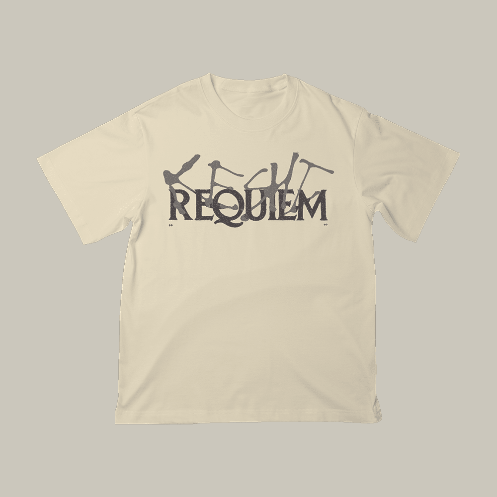 Requiem Keshi Cream T-Shirt Keshi Music Clothes Unique Present For Music Enthusiasts