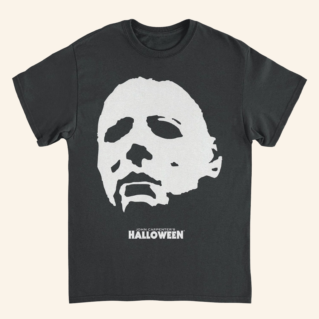 Rerun The 80S Merch Halloween Michael Myers Mask T-Shirt Best Gifts For Horror Lovers Rerun The 80S Merch Halloween Michael Myers Mask T-Shirt Best Gifts For Horror Lovers