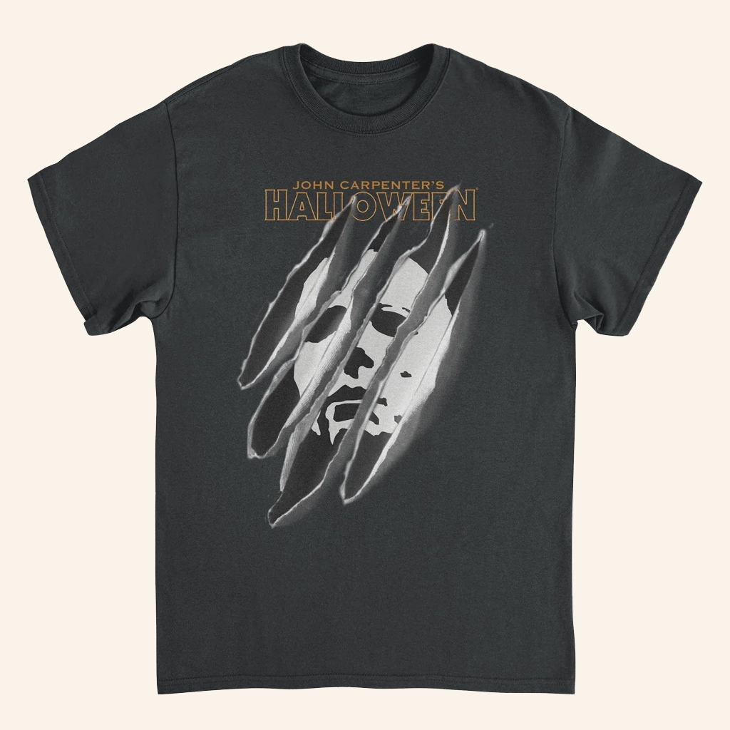 Rerun The 80S Merch Halloween Torn Mask T-Shirt Best Gifts For Horror Lovers Rerun The 80S Merch Halloween Torn Mask T-Shirt Best Gifts For Horror Lovers