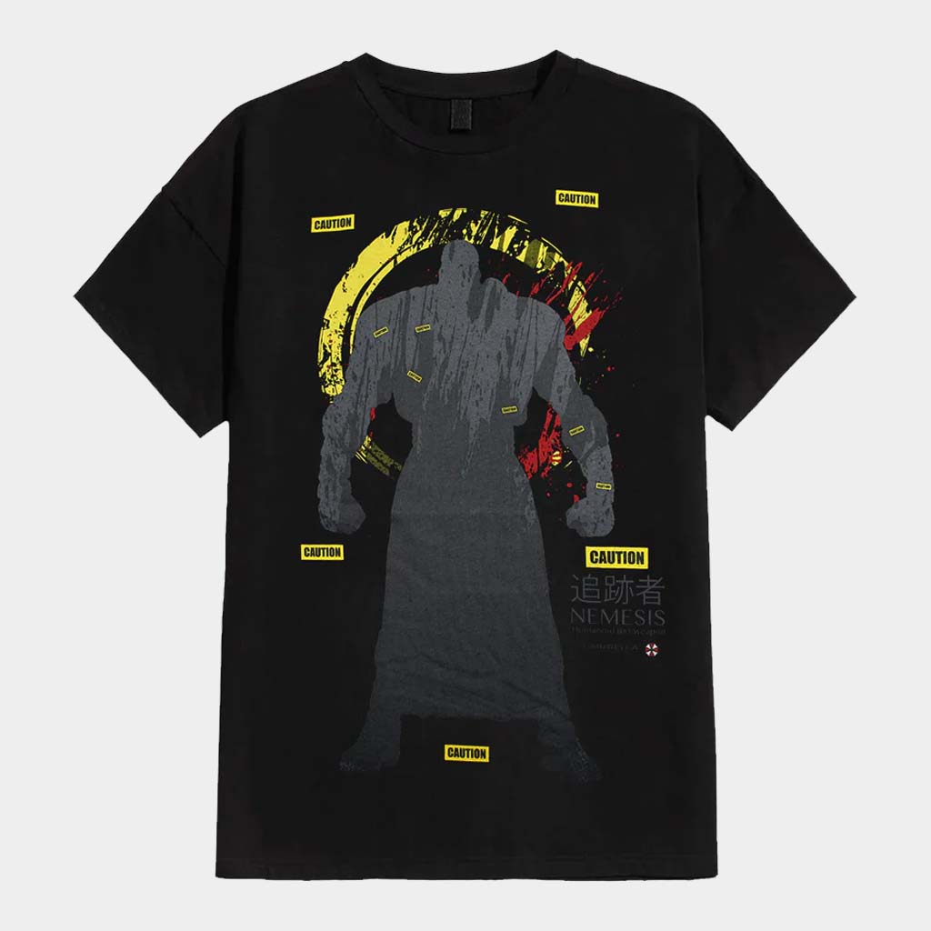 Resident Evil Merch Caution Nemesis T-Shirt Resident Evil Shirt Present For Husband