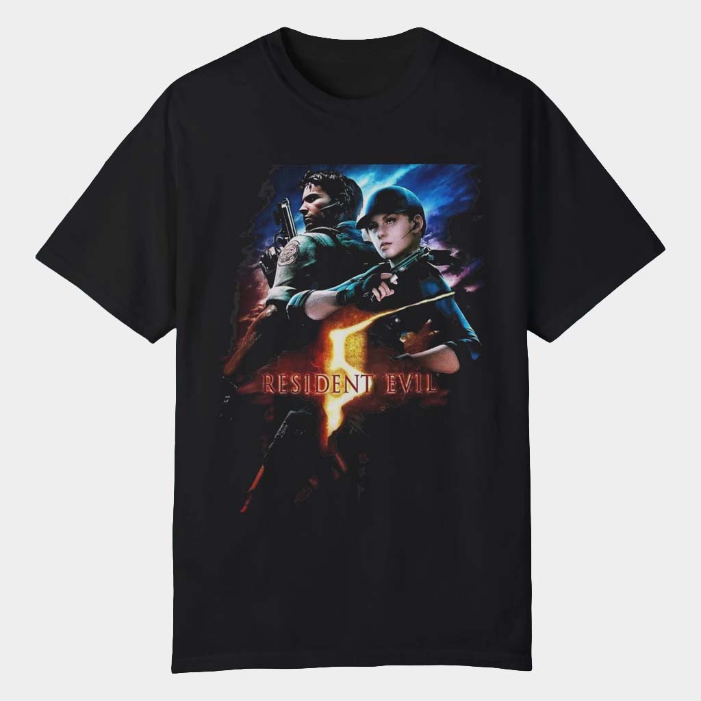 Resident Evil Merch Resident Evil 5 Video Game T-Shirt Birthday Gift Ideas For Him