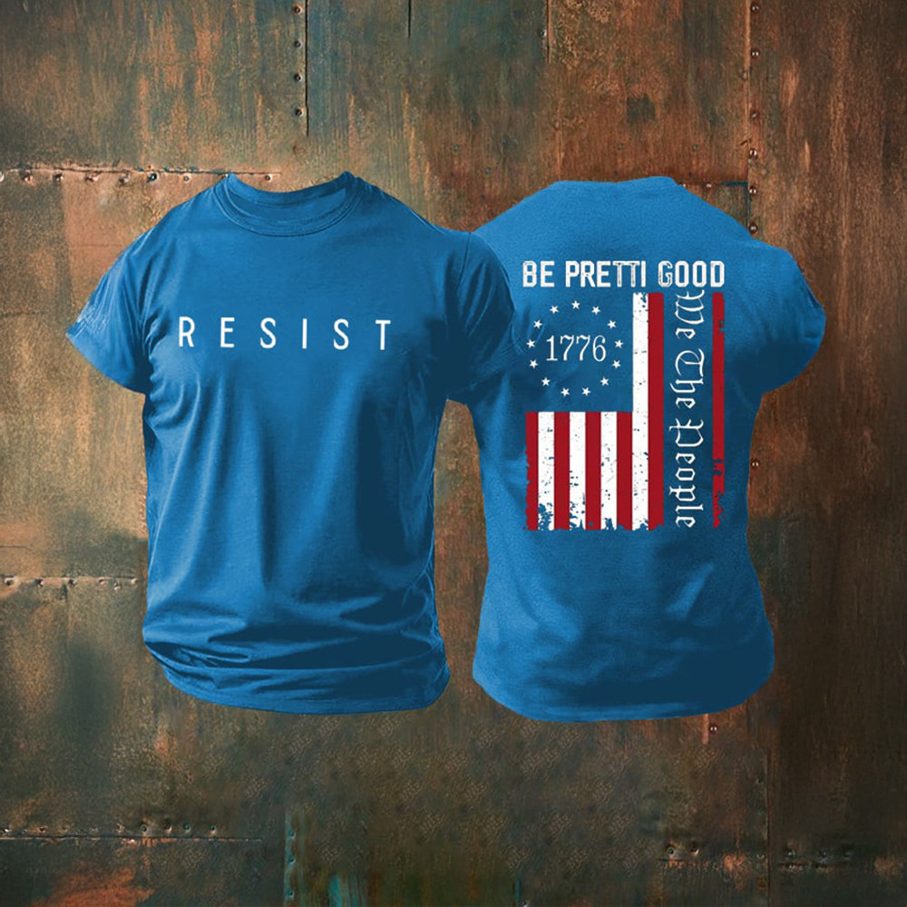 Resist Be Pretti Good 1776 T-Shirt We The People Alex Pretti Clothes Unique Gift For Husband