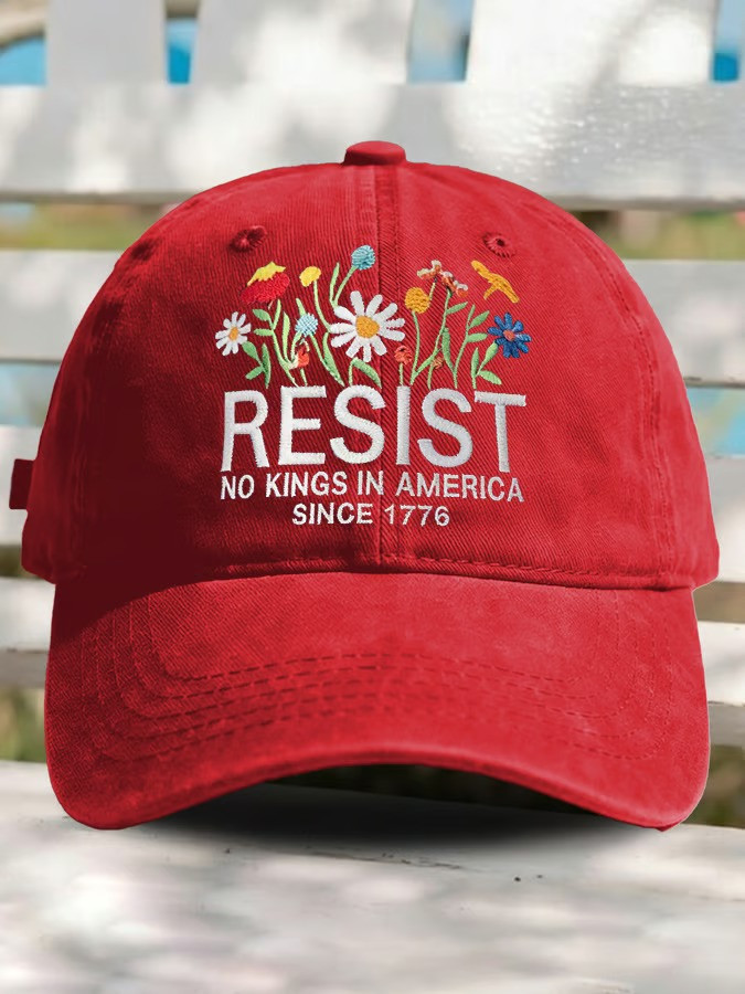 Resist No Kings In America Since 1776 Hat No Kings March 28 Hat Gift For Activist